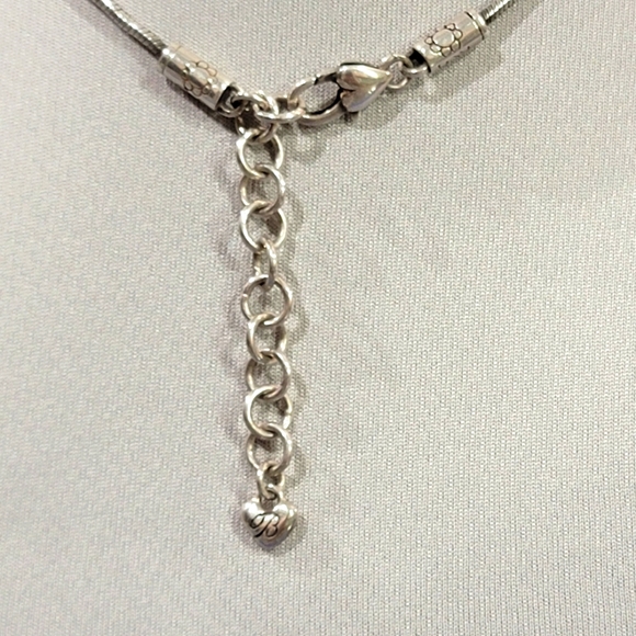 RARE RETIRED BRIGHTON FLOURISHED HEARTS NECKLACE NWOT - Picture 6 of 6